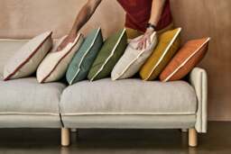 Scatter Cushions - Navy Fleece - thumbnail 3
