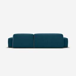 Float 4 Seater LH Chaise Sofa - Teal Velvet - thumbnail 4