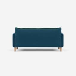 Cozy 2 Seater Sofa - Teal Velvet - thumbnail 4