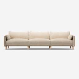 Cozy 5 Seater Sofa - Cream Textured Weave