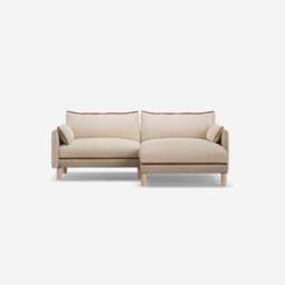 Cozy 3 Seater RH Chaise Sofa - Cream Textured Weave - thumbnail 3