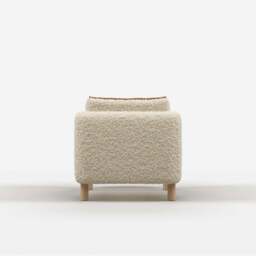 Cozy Armchair - Cream Fleece - thumbnail 4