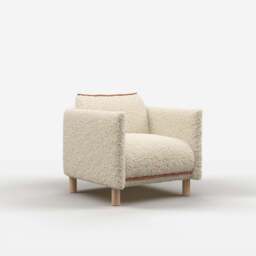 Cozy Armchair - Cream Fleece