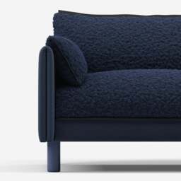 Cozy 2 Seater Sofa - Navy Cotton - thumbnail 5
