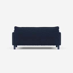 Cozy 2 Seater Sofa - Navy Cotton - thumbnail 4