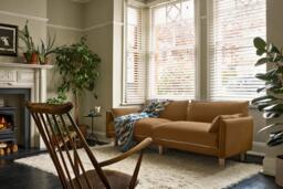 Cozy 5 Seater Sofa - Ochre Cotton - thumbnail 5