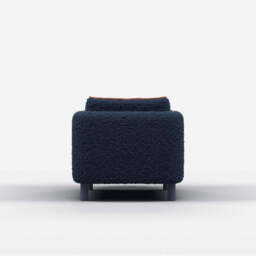 Cozy Armchair - Navy Fleece - thumbnail 3