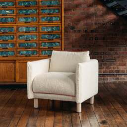 Cozy Armchair - Navy Fleece - thumbnail 5