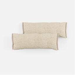 Side Cushions - Ecru Boucle