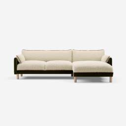 Cozy 4 Seater RH Chaise Sofa - Meadow Cotton - thumbnail 3