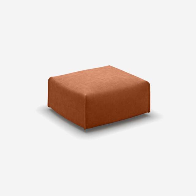 Float Square Ottoman - Henna Cotton - image 1