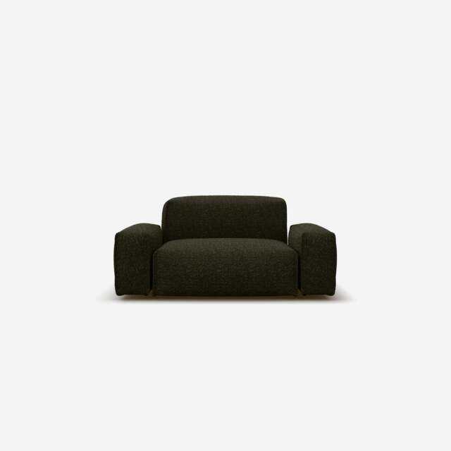 Float 1.5 Seater Sofa - Green Boucle II - image 1