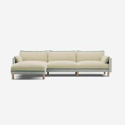 Cozy 5 Seater LH Chaise Sofa - Natural Cotton - thumbnail 3
