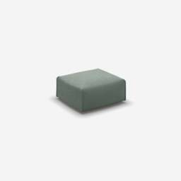 Float Square Ottoman - Sage Cotton - thumbnail 1