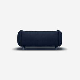 Pillow 2 Seater Sofa - Navy Cotton - thumbnail 4