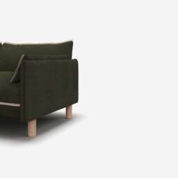 Cozy 4 Seater RH Chaise Sofa - Green Boucle II - thumbnail 2