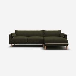 Cozy 4 Seater RH Chaise Sofa - Green Boucle II - thumbnail 3