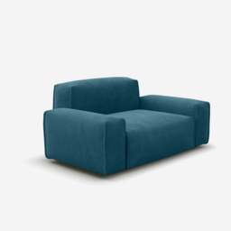 Float 1.5 Seater Sofa - Teal Velvet - thumbnail 3