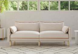 Cozy 3 Seater RH Chaise Sofa - Natural Cotton - thumbnail 7