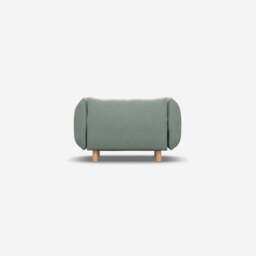 Pillow 1.5 Seater Sofa - Sage Cotton - thumbnail 4