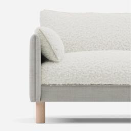 Side Cushions - White Fleece - thumbnail 3