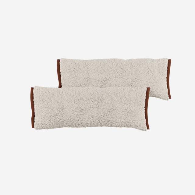 Side Cushions - Cream Fleece - image 1