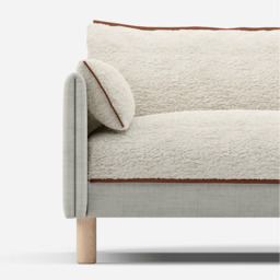Side Cushions - Cream Fleece - thumbnail 3