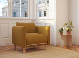 Cozy Armchair - Mustard Boucle II - thumbnail 9