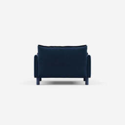 Cozy 1.5 Seater Sofa - Midnight Blue Velvet - thumbnail 4