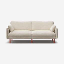 Rest 3 Seater Sofa - Ecru Boucle - thumbnail 1