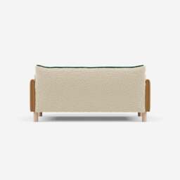 Cozy 2 Seater Sofa - Ochre Cotton - thumbnail 4