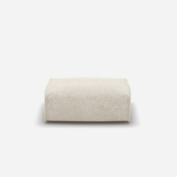 Float Rectangular Ottoman - Ecru Boucle - thumbnail 2