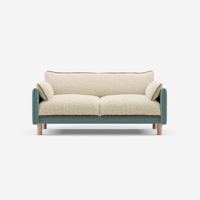 Cozy 2 Seater Sofa - Sage Cotton - image 1