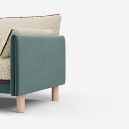 Cozy 2 Seater Sofa - Sage Cotton - thumbnail 2