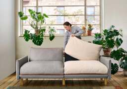 Cozy 2 Seater Sofa - Dark Brown Velvet - thumbnail 8