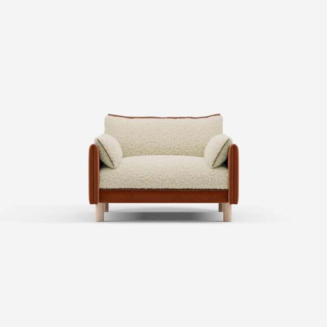 Cozy 1.5 Seater Sofa - Henna Cotton - image 1