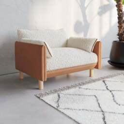 Cozy 1.5 Seater Sofa - Henna Cotton - thumbnail 2