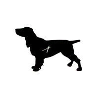 Wagging Tail Dog Clock in Spaniel - image 1