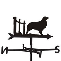 Weathervane in Australian Shepherd Design - Large (Traditional) - image 1