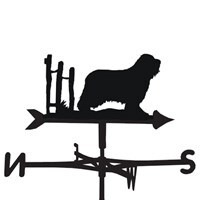 Weathervane in Bearded Collie Dog Design - Medium (Cottage) - image 1