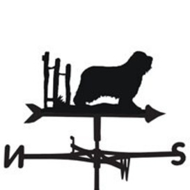 Weathervane in Bearded Collie Dog Design - Medium (Cottage) - thumbnail 1