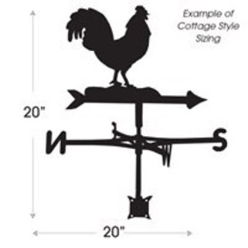 Weathervane in Chow Dog Design - Large (Traditional) - thumbnail 2