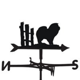 Weathervane in Chow Dog Design - Large (Traditional) - thumbnail 1