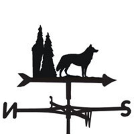 Weathervane in Husky Design - Large (Traditional) - thumbnail 1