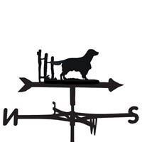 Weathervane in Welsh Springer Spaniel Dog Design - Medium (Cottage) - image 1