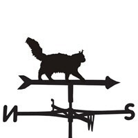 Maincoon Cat Weathervane  - Medium (Cottage) - image 1