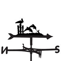 Weathervane in Dolphin Design - Large (Traditional) - image 1