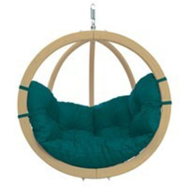 Globo Garden Hanging Chair in Green - thumbnail 2