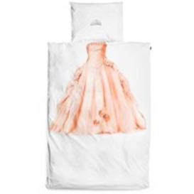 Snurk Childrens Princess Duvet Bedding Set in Pink - thumbnail 1