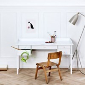 Oliver Furniture Kids Junior Office Desk in White - thumbnail 2